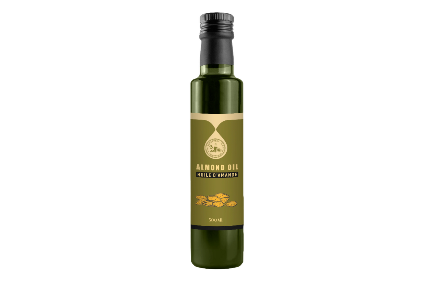 Cold Pressed Almond Oil 500 ml bottle