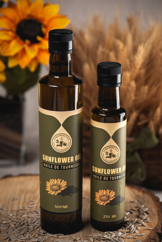 Cold Pressed Sunflower Seed Oil 2 bottles