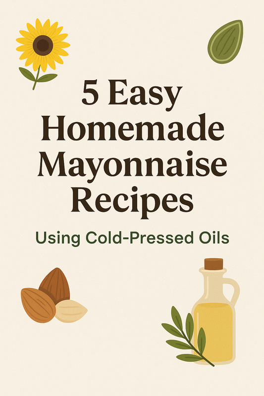 5 Easy Homemade Mayonnaise Recipes Using Cold-Pressed Oils