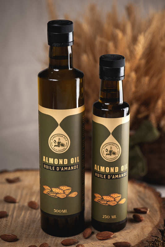 The Versatility of Cold-Pressed Almond Oil: A Natural Solution for Cooking, Skin, and Hair Care