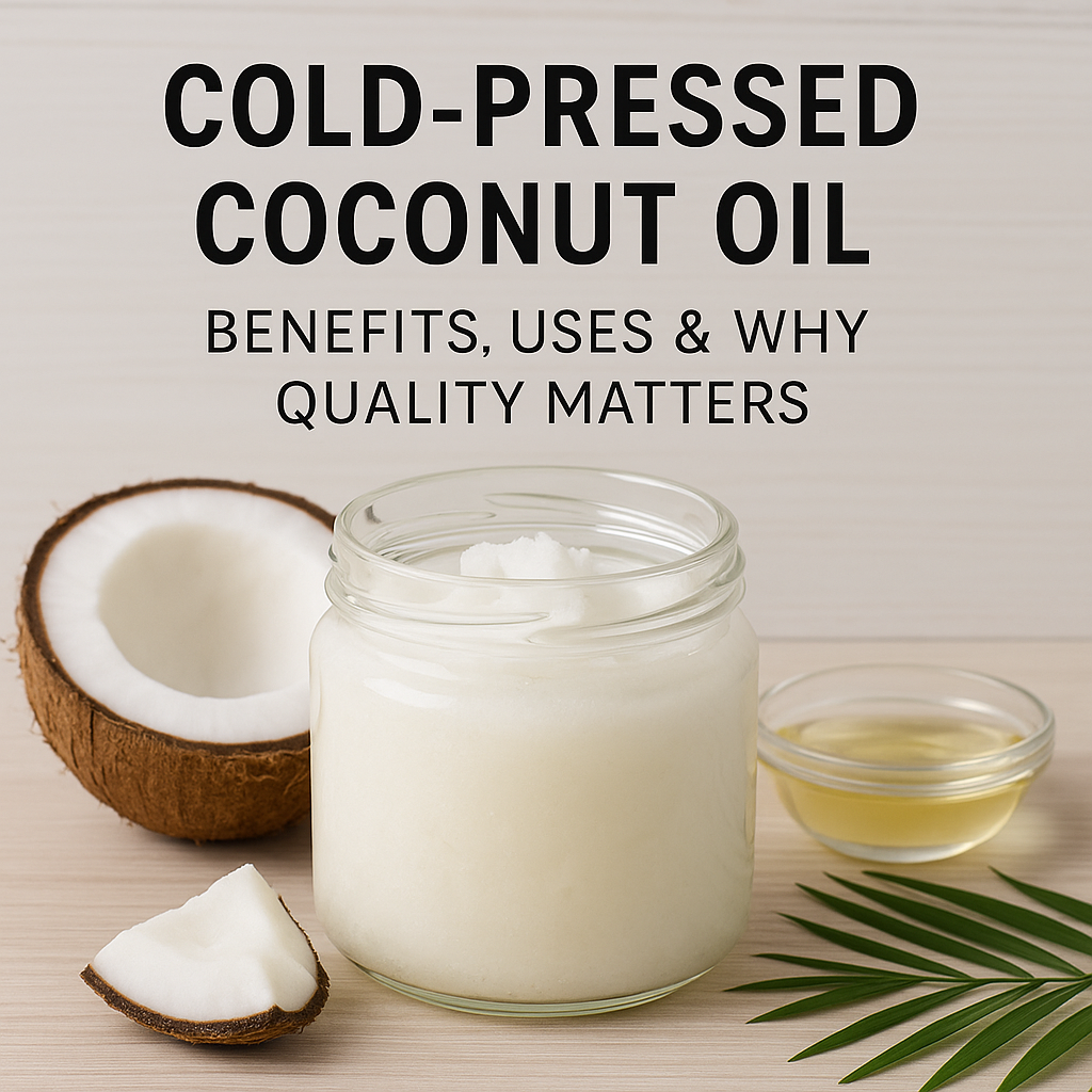 Cold pressed coconut oil purepress oils