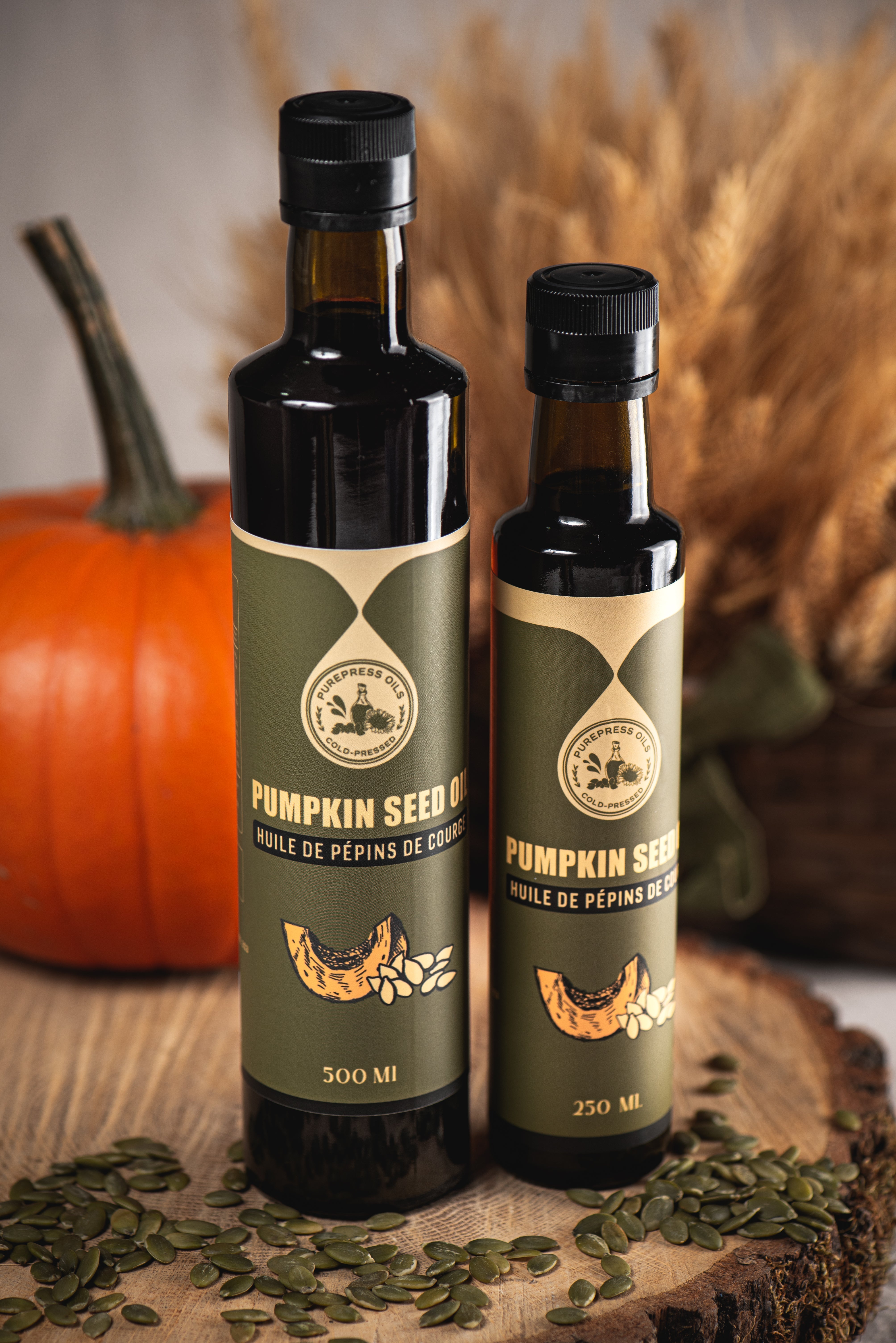 Traditional Styrian (Roasted) Pumpkin Seed Oil vs. Purepress Pumpkin O ...