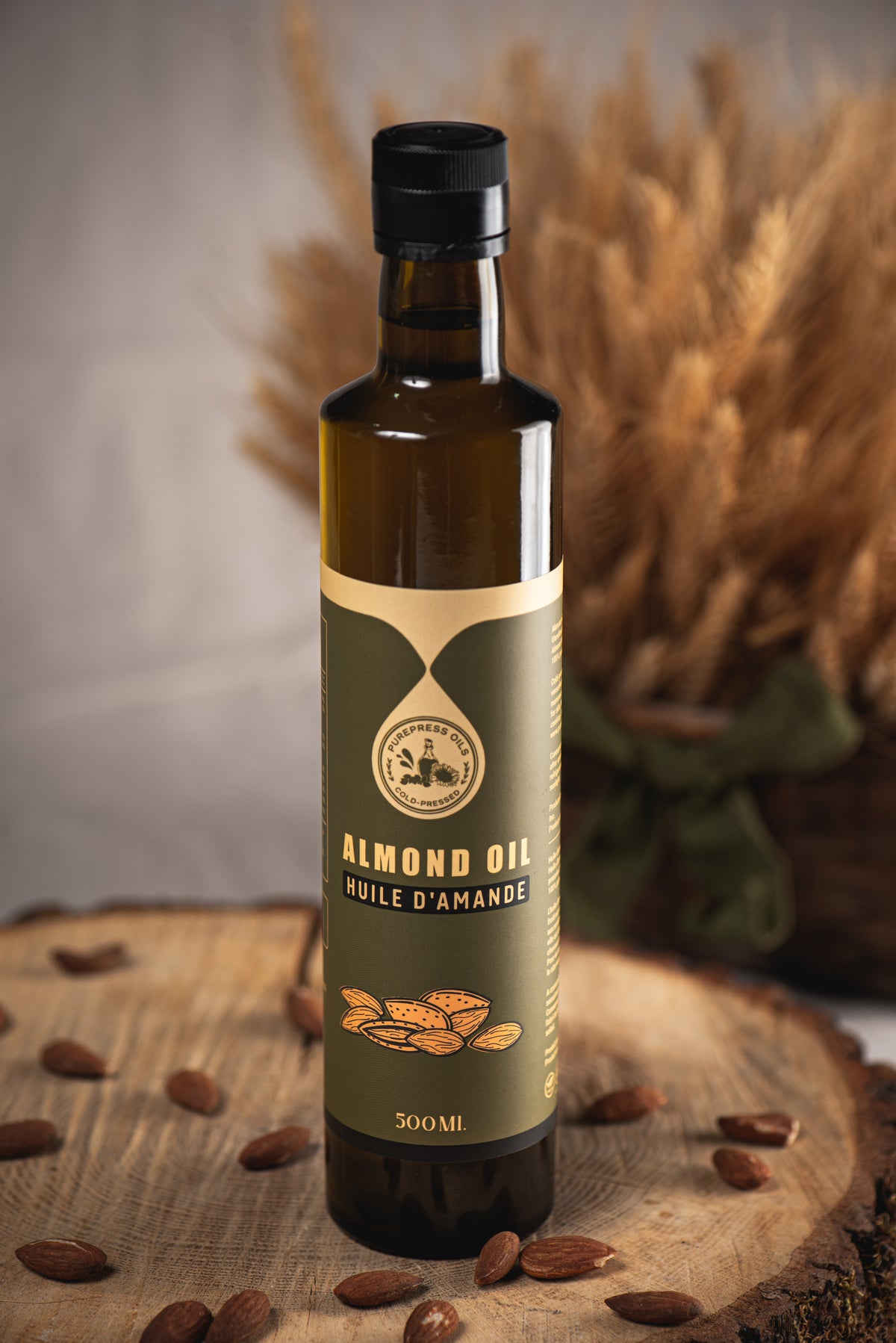 Cold Pressed Almond Oil - Pure, Unprocessed, Unfiltered From Organic N ...