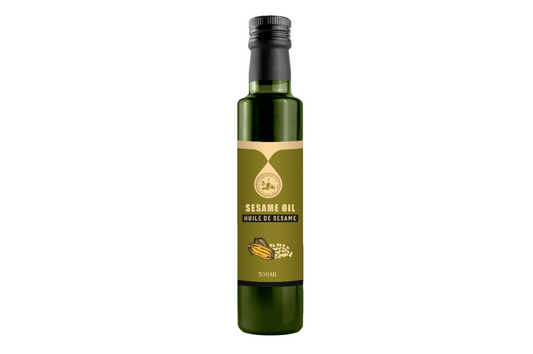 Cold pressed sesame oil 500ml bottle