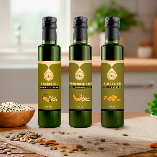 Gourmet & Finishing Oils Set – 3×250ml Cold-Pressed Oils