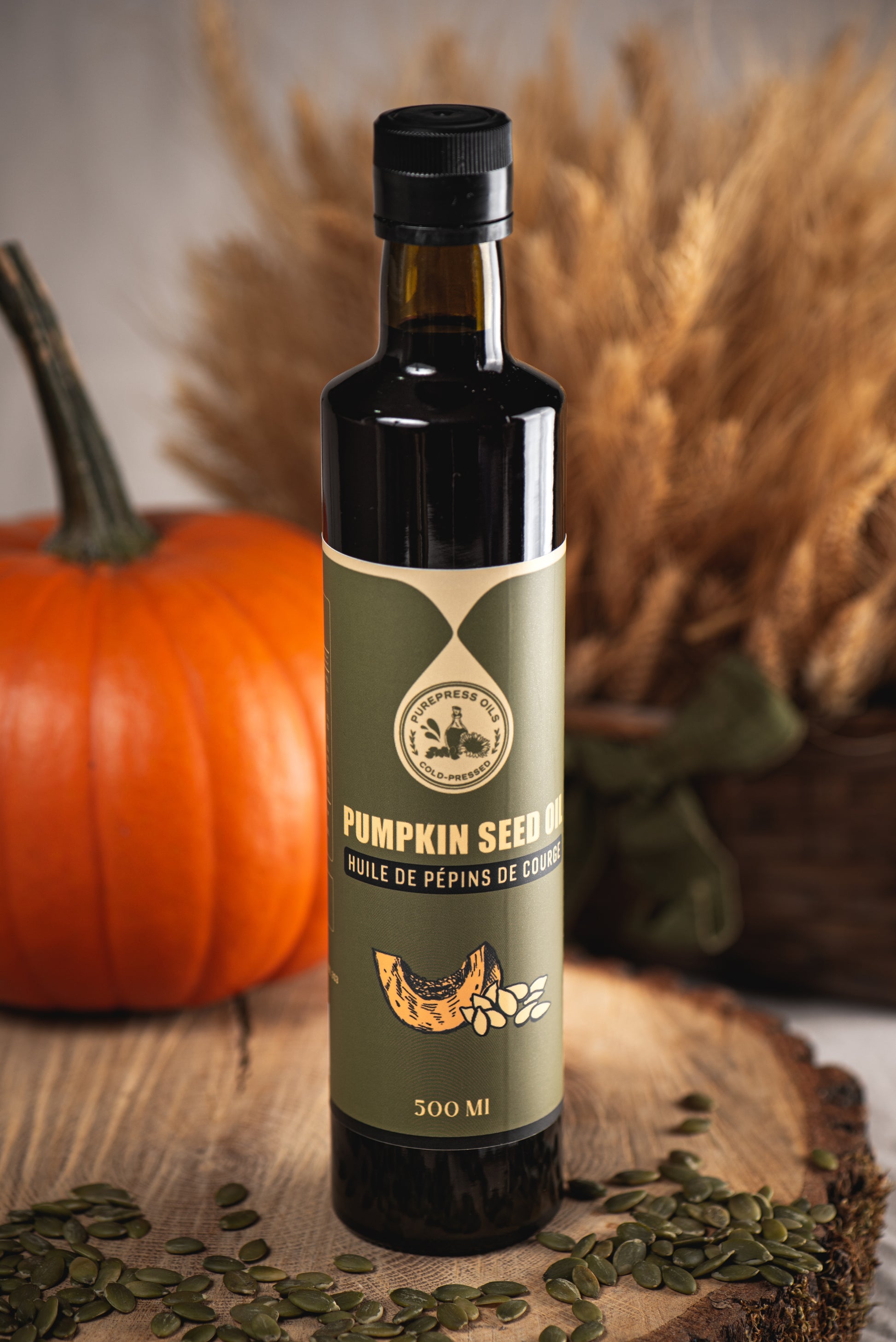 Purepress Oils Pumpkin seed 500ml bottle