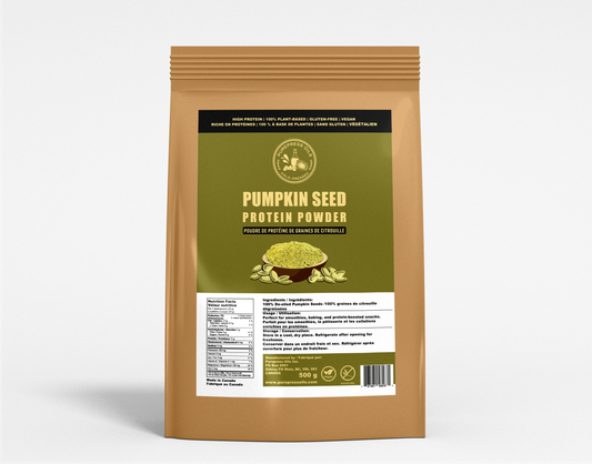 Pumpkin seed protein powder 500 gram package