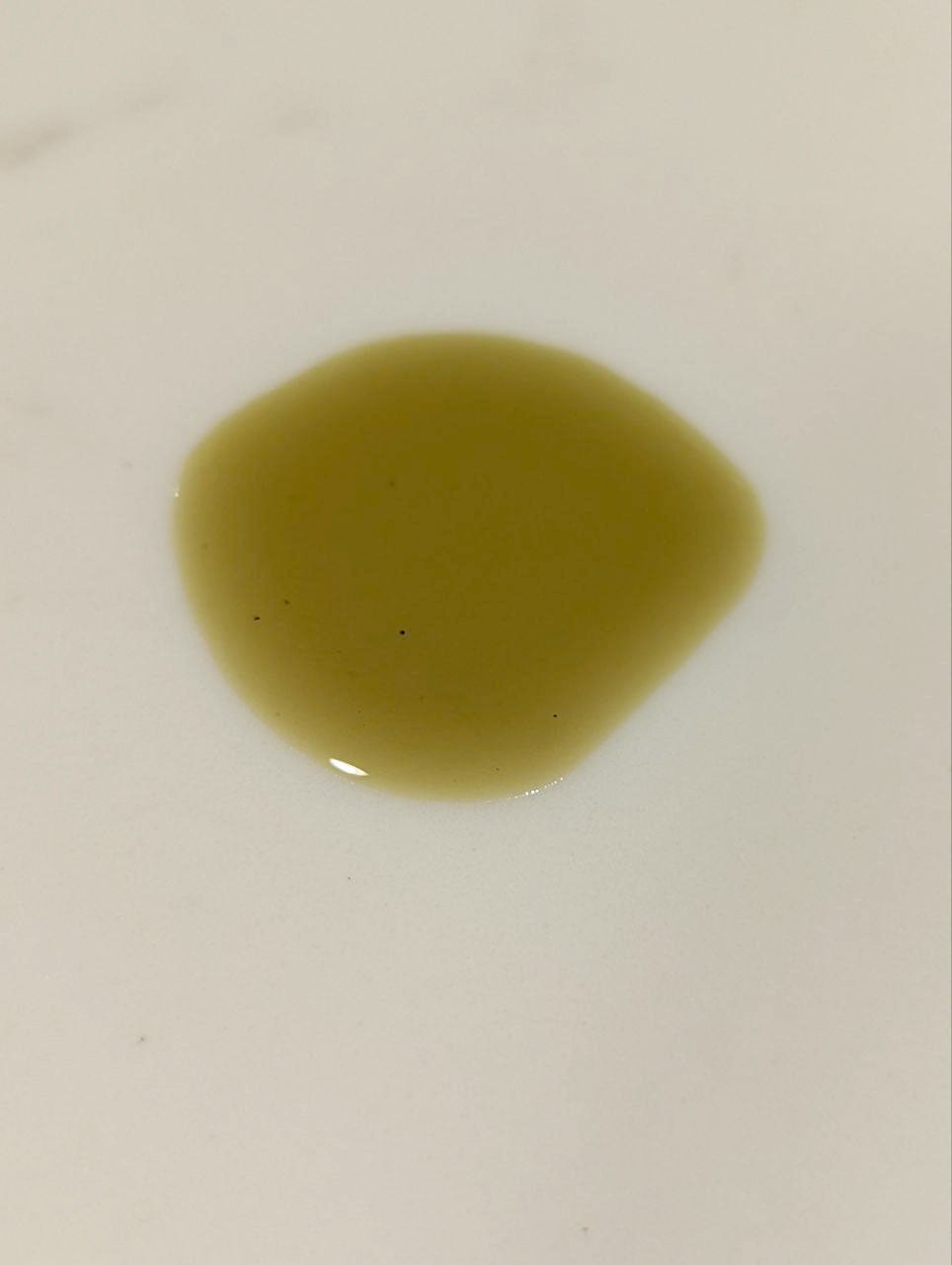 Pumpkin oil deep green color